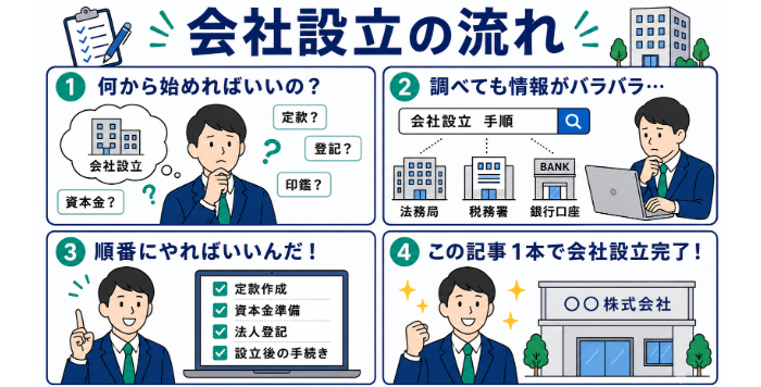 会社設立の流れ