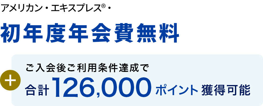 アメリカン・エキスプレス・ビジネス・カード 初年度年会費無料