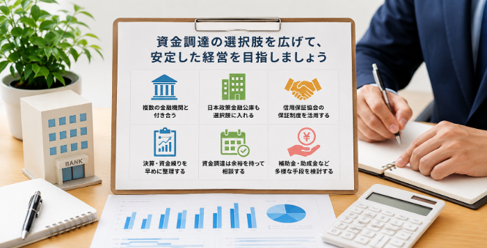 創業・中小企業が意識したい資金調達のポイント