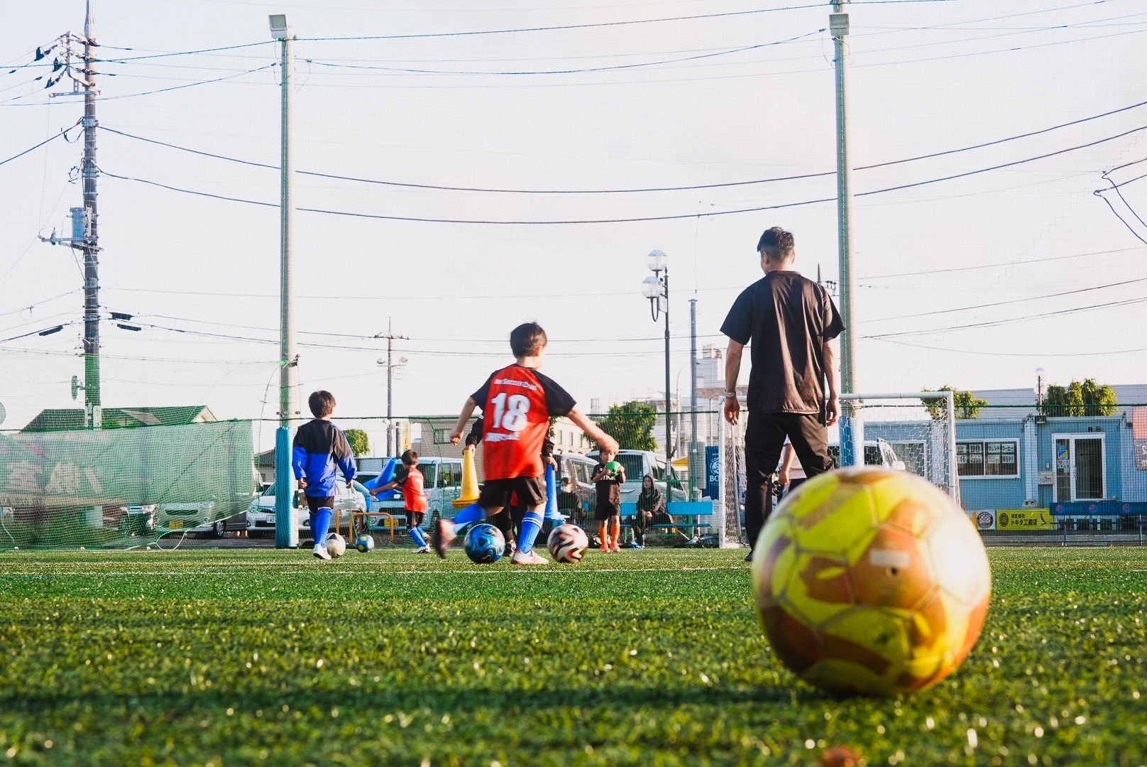 サッカースクールの様子