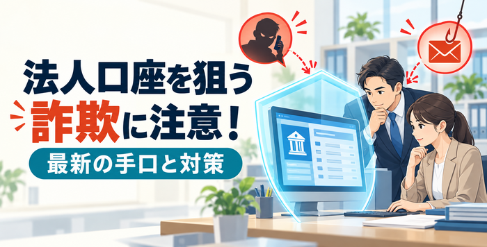法人口座を狙った詐欺の手口と企業が行うべき対策